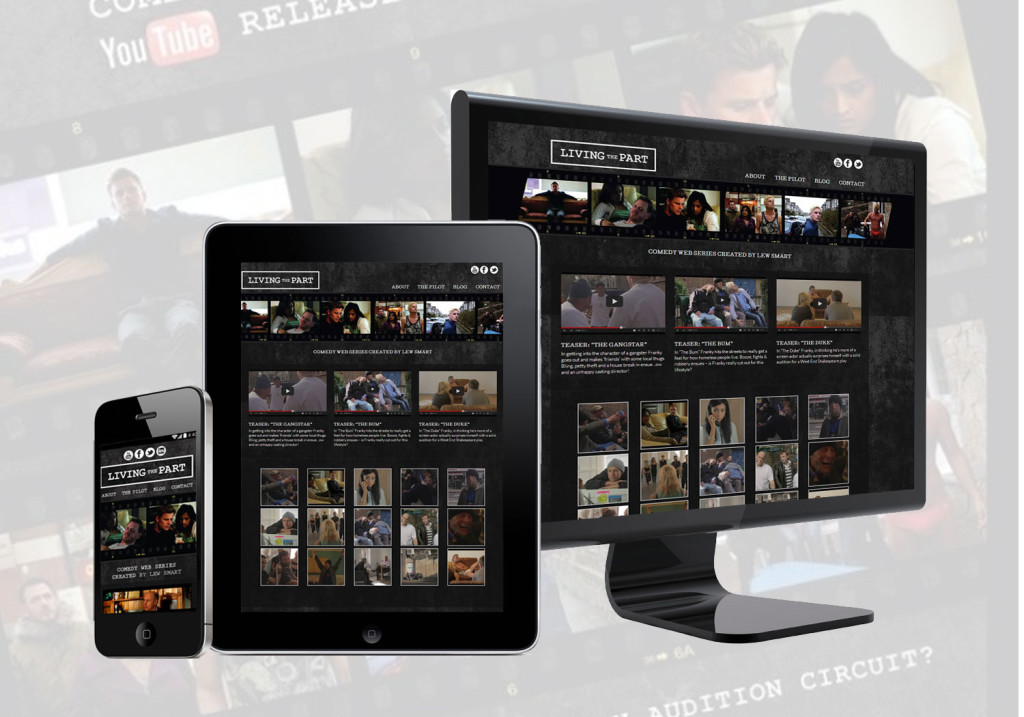 Responsive WordPress Website Design - Living the Part 